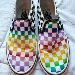 Vans slip on canvas skate shoe